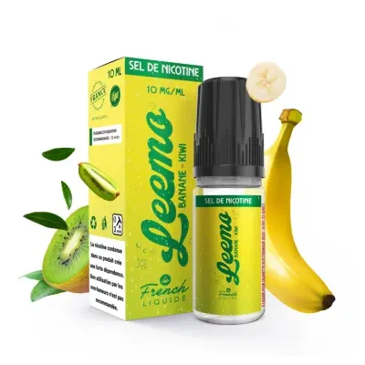 Banane Kiwi Salt 10ml Leemo (Nicotine:20 mg/ml) - Le French Liquide