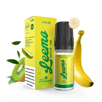 Banane Kiwi 10ml Leemo (Nicotine:03 mg/ml) - Le French Liquide