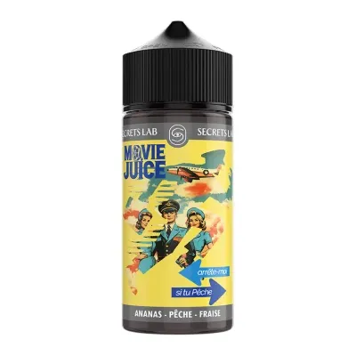 Arrête moi si tu Pêche 100ml Movie Juice (Arrête moi si tu Pêche 100ml Movie Juice - Secret's LAb) - Secrets Lab