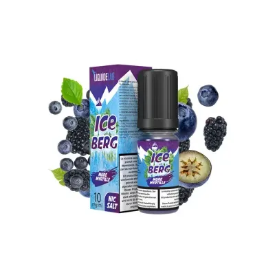 Mûre Myrtille Salt 10ml Iceberg (Nicotine:10 mg/ml) - O'J Lab