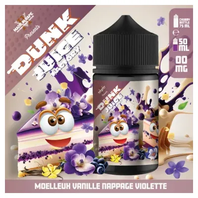 Moelleux Vanillé Nappage Violette 50ml Dunk Juice Factory - Made in Vape