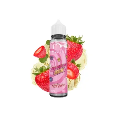 Ice Cream Fraise 50ml Wpuff Flavors - Liquideo