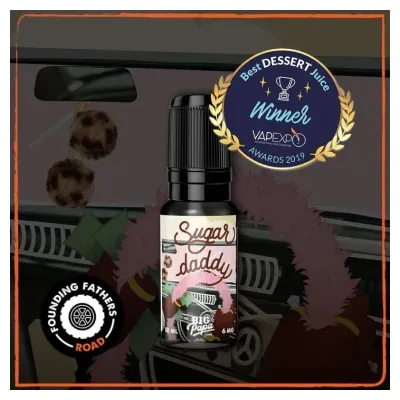 Sugar Daddy 10ml Les Founding Fathers (Nicotine:18 mg/ml) - Big Papa