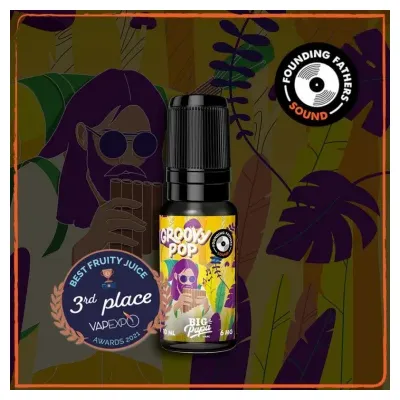 Groovy Pop 10ml Les Founding Fathers (Nicotine:18 mg/ml) - Big Papa