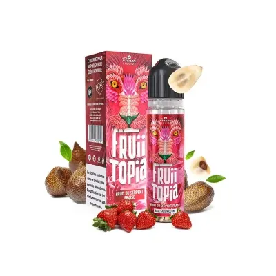Kit Easy2Shake Fruit du Serpent, Fraise 60ml Fruiitopia (Nicotine:06 mg/ml) - Le French Liquide