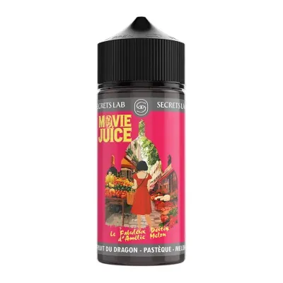Le Fabuleux Destin d'Amélie Melon 100ml Movie Juice (Le Fabuleux Destin d'Amélie Melon 100ml Movie Juice - Secret's LAb) - Secrets Lab