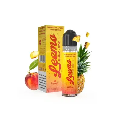 Kit Easy2Shake Ananas Pêche 60ml Leemo (Nicotine:03 mg/ml) - Le French Liquide