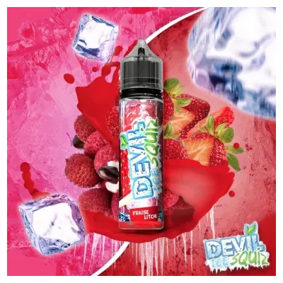 Fraise Litchi 50ml Devil Ice Squiz - AVAP