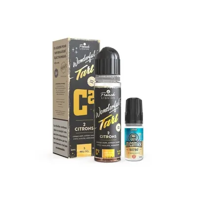Kit Easy2Shake 2 Citrons 60ml Wonderful Tart (Nicotine:03 mg/ml) - Le French Liquide