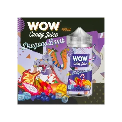DragonoBomb 100ml WOW Candy Juice - Made in Vape