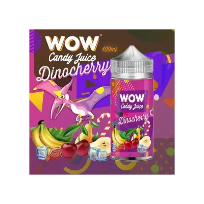 Dinocherry 100ml WOW Candy Juice - Made in Vape