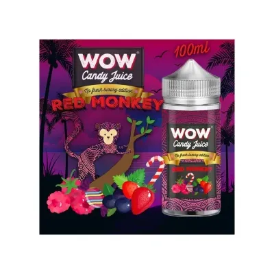 Red Monkey No Fresh 100ml WOW Candy Juice - Made in Vape