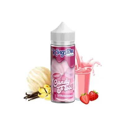 Strawberry 100ml Sweet Candy Floss - Kingston