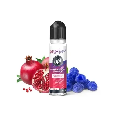 Framboise Bleue Grenade 50ml Sensation + - Le French Liquide