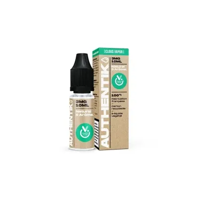 Naturel 0 Arôme 10ml Authentik (Nicotine:03 mg/ml) - Cloud Vapor