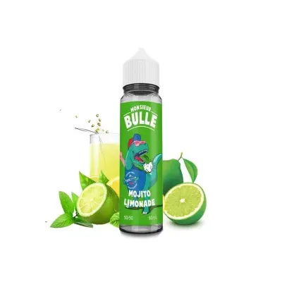 Mojito Lemonade 50ml Monsieur Bulle - Liquideo