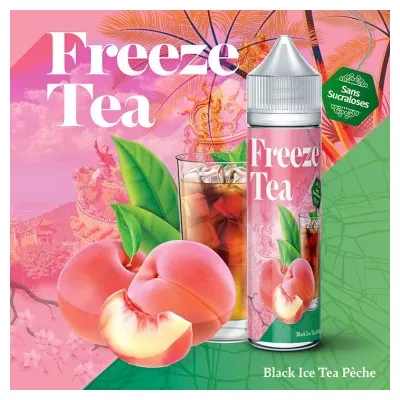 Black Ice Tea Pêche 50ml Freeze Tea - Made In Vape