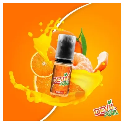 Orange Mandarine 10ml Devil Squiz (Nicotine:08 mg/ml) - AVAP