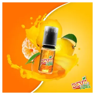 Citron Mandarine 10ml Devil Squiz (Nicotine:12 mg/ml) - AVAP