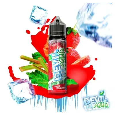 Fraise Rhubarbe 50ml Devil Ice Squiz - AVAP