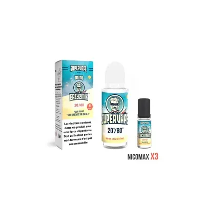 Kit Mini Easy2Mix 100ml 6mg (Taux de PG/VG:20%PG / 80%VG) - Le French Liquide