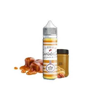 Tartelette Caramel Beurre de Cacahuète 50ml Les Bêtises du Coq (Tartelette Caramel Beurre de Cacahuète 50ml Les Bêtises du Coq - Le Coq qui Vape) - Airomia