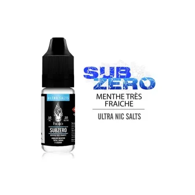 Sub Zéro 10ml Ultra Salts (Nicotine:20 mg/ml) - Halo Premium eLiquides