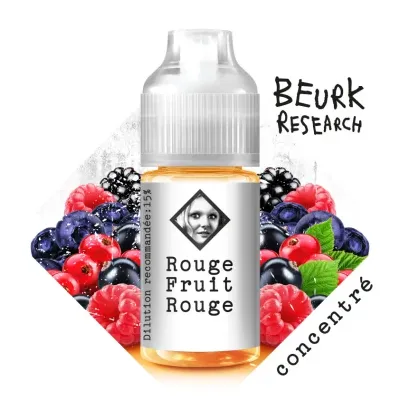 Concentré Rouge Fruit Rouge 30ml - Beurk Research