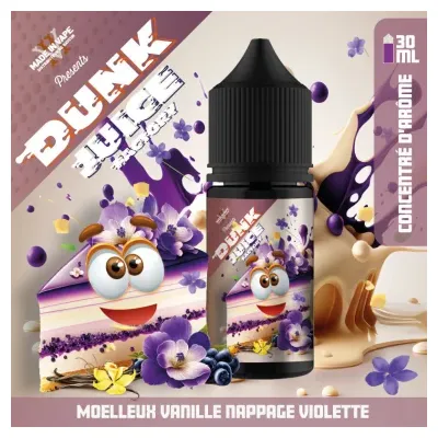 Concentré Moelleux Vanillé Nappage Violette 30ml Dunk Juice Factory - Made in Vape