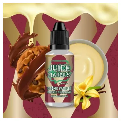 Concentré Crème Vanille Cookie Chocolat 30ml Juice Maker's - Made In Vape