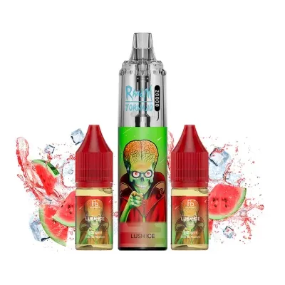 Puff Tornado RandM 20K Lush Ice 850mAh (Nicotine:20 mg/ml) - Fumot