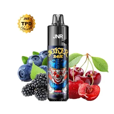 Puff Joker 24K Blue Razz Cherry 800mAh 2ml (Nicotine:20 mg/ml) - JNR