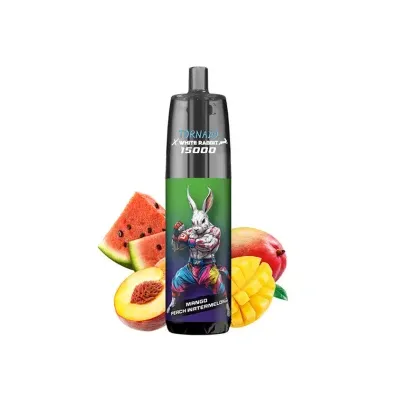 Puff Tornado 15K Mango Peach Watermelon 650mAh 14ml (Nicotine:10 mg/ml) - Tornado x White Rabbit