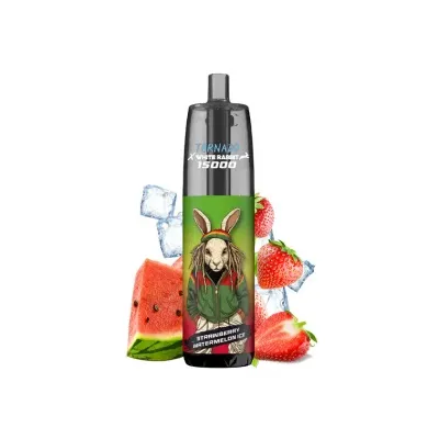 Puff Tornado 15K Strawberry Watermelon Ice 650mAh 14ml (Nicotine:10 mg/ml) - Tornado x White Rabbit