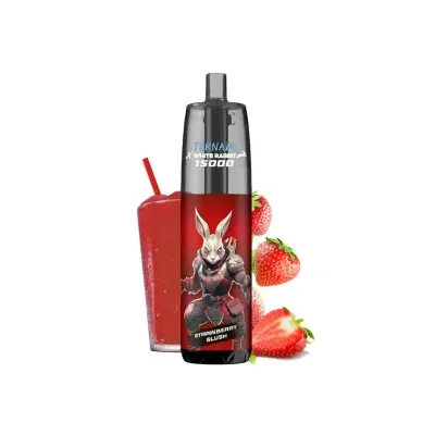 Puff Tornado 15K Strawberry Slush 650mAh 14ml (Nicotine:10 mg/ml) - Tornado x White Rabbit
