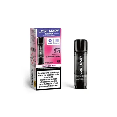Pod Pré-rempli Tappo Fruits des bois 2ml (Nicotine:20 mg/ml) - Lost Mary