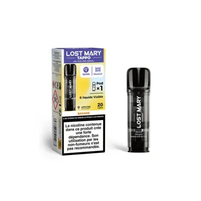 Pod Pré-rempli Tappo Banane 2ml (Nicotine:20 mg/ml) - Lost Mary