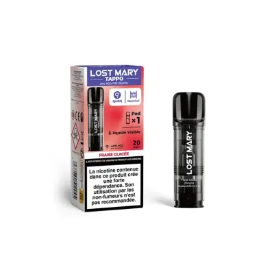 Pod Pré-rempli Tappo Fraise Glacée 2ml (Nicotine:20 mg/ml) - Lost Mary