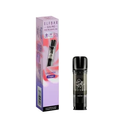 Pod pré-rempli USA Mix 2ml Elfa Pro (Nicotine:10 mg/ml) - ElfBar