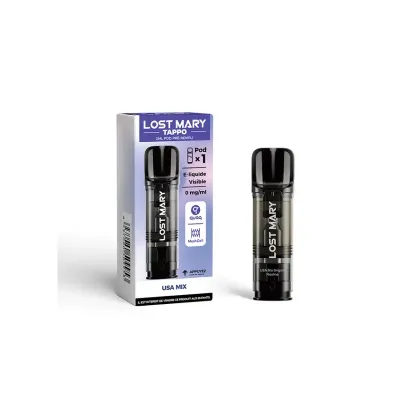 Pod Pré-rempli Tappo USA Mix 2ml (Nicotine:10 mg/ml) - Lost Mary
