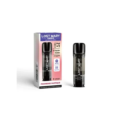 Pod Pré-rempli Tappo Framboise Pastèque 2ml (Nicotine:10 mg/ml) - Lost Mary