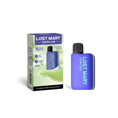 Kit Découverte Tappo Air Ocean Blue/Cola (Nicotine:10 mg/ml) - Lost Mary