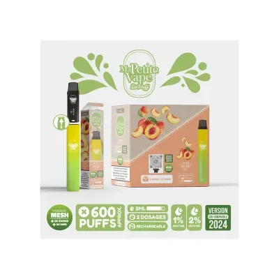 Re Puff Pêche Ice Ma Petite Vape 600 (Nicotine:10 mg/ml) - Ma Petite Vape