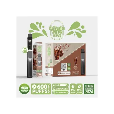 Re Puff Cola Ice Ma Petite Vape 600 (Nicotine:20 mg/ml) - Ma Petite Vape