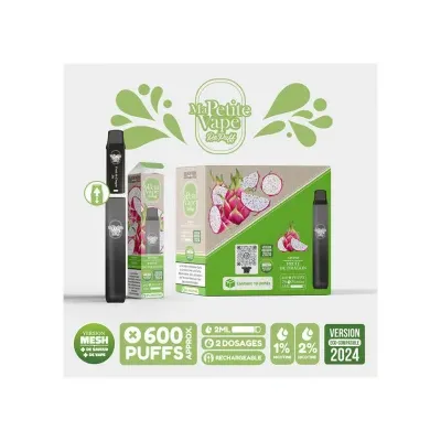 Re Puff Fruit du Dragon Ice Ma Petite Vape 600 (Nicotine:10 mg/ml) - Ma Petite Vape