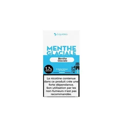 Pods Menthe Glaciale 4x1ml Wpod (Nicotine:18 mg/ml) - Liquideo