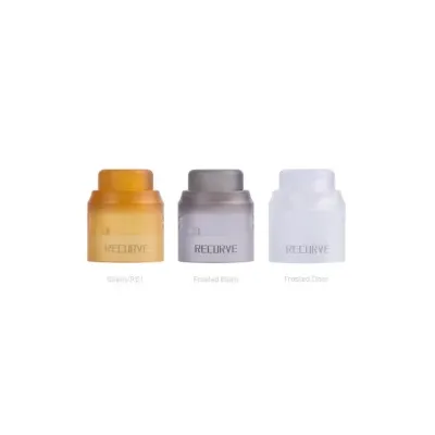 Conversion Cap pour Recurve Dual RDA (Couleurs :Black Frosted) - Wotofo