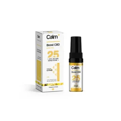 Huile en Spray Boost CBD 5ml Calm+ by Minimal (Nicotine:25mg / dose) - FUU