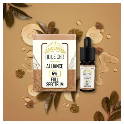 Huile de CBD Alliance 10ml (Nicotine:500mg) - Greeneo