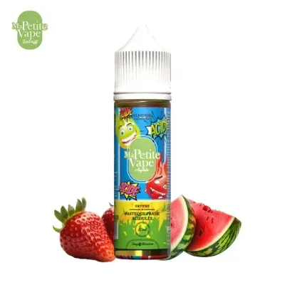 Pastèque Fraise Acidulée 50ml (0mg) - Ma Petite Vape